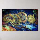 時代を超越したエレガンス：ファン・ゴッホの枯れたヒマワリ ポスター (正面)