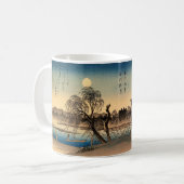 時代を超越したエレガンス：ヴィンテージ日本のライフシーン コーヒーマグカップ (正面左)