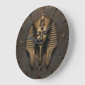 時代を超越したエレガンス:古代ファラオ時計 ラージ壁時計 (傾斜)