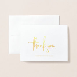 時代を超越したエレガントな結婚式 箔カード