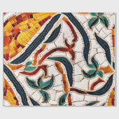 時代を超越したクリスタルモザイク ラッピングペーパー (フラット)