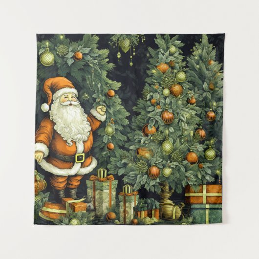 時代を超越したクリスマスのタペストリー タペストリー (正面)