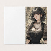 時代を超越したゴシックファッションヴィンテージ空白のLBD (外部フラット)