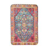 時代を超越したタペストリーカラフル：モロッコ伝統 バスマット (正面縦)