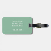 時代を超越したニューヨーク市の自由の女神 ラゲッジタグ (裏面横)