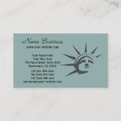 時代を超越したニューヨーク市の自由の女神 名刺 (正面)