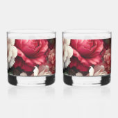 時代を超越したバラフローラチャーム ウイスキーグラス (裏面)