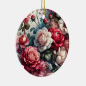 時代を超越したバラフローラチャーム セラミックオーナメント (右)