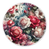 時代を超越したバラフローラチャーム セラミックノブ (正面)