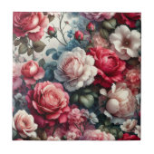 時代を超越したバラフローラチャーム タイル (正面)