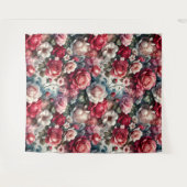 時代を超越したバラフローラチャーム タペストリー (正面(横))