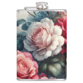 時代を超越したバラフローラチャーム フラスク (正面)