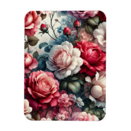 時代を超越したバラフローラチャーム マグネット