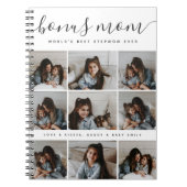 時代を超越したフォトコラージュ白い義母の母の日 ノートブック (正面)