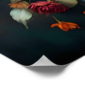 時代を超越したヴィンテージ花クラシック、フローラ ポスター (角)