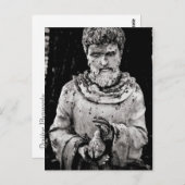 時代を超越した僧侶 ポストカード (正面/裏面)