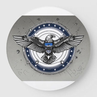 時代を超越した円：アクリルフレームコレクション» ラージ壁時計