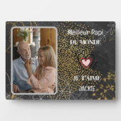 時代を超越した宝パーソナライズされた物：おじいちゃん&写真 フォトプラーク (正面)