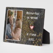 時代を超越した宝パーソナライズされた物：おじいちゃん&写真 フォトプラーク (側面)