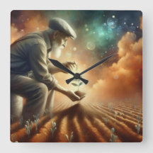 「時代を超越した成長」ウォールクロック