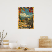 時代を超越した旅：ヴィンテージ旅行 ポスター (キッチン)