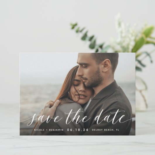 時代を超越した書道 |横向き写真 セーブザデート (スタンド正面)