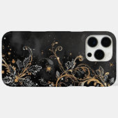 時代を超越した植物:金ゴールド葉の装飾 Case-Mate iPhoneケース (裏面 (横))