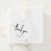 時代を超越した白黒エレガントな結婚式 フェイバータグ (インサイチュ)