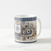 時代を超越した知恵がデザインに出会うモダン場所 コーヒーマグカップ (正面右)