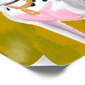 時代を超越した美しい:アフロウーマンとダルマチアの秋 ポスター (コーナー)