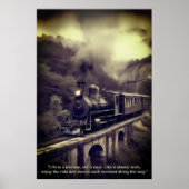 「時代を超越した蒸気：列車の大クラシック権 ポスター (正面)