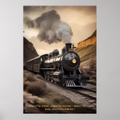 「時代を超越した蒸気:列車の大クラシック権 ポスター (正面)