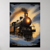 「時代を超越した蒸気:列車の大クラシック権 ポスター (正面)