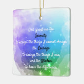 時代を超越した静穏祈りの言葉 セラミックオーナメント (左)