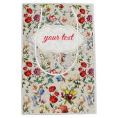 時代ビクトリアンのフローラ水彩創造メディア ミディアムペーパーバッグ (正面)