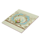 時代ビクトリアンバラクラスターとスクロ縁どール タイル (側面)