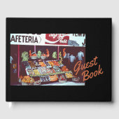 時代モダンを超越した商業に関する顔、エリコ・イスラエル ゲストブック (正面)