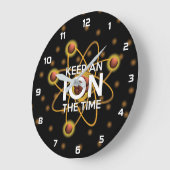 時保間科学 ラージ壁時計 (傾斜)