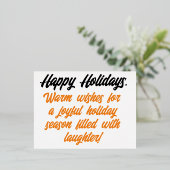 時候のあいさつ 箔シーズンポストカード (立ち正面)