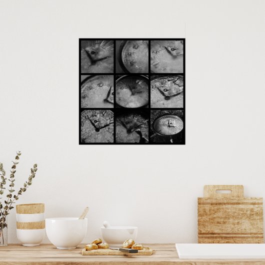 時凍ってい計 ポスター (キッチン)