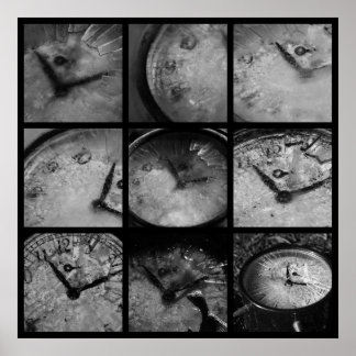 時凍ってい計 ポスター