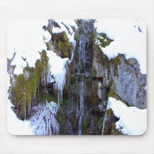 時凍ってい間に….. マウスパッド (正面)