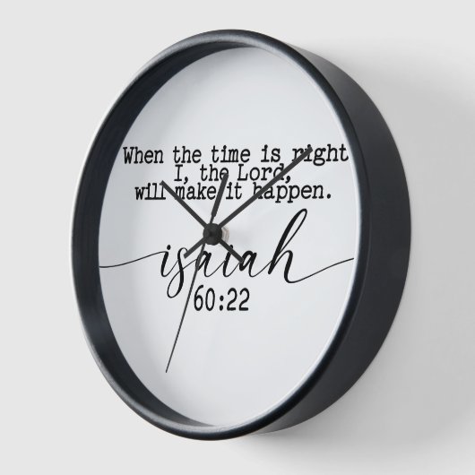 時刻が右の壁時計 壁時計 (傾斜)