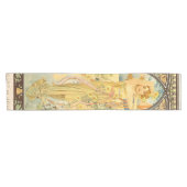 時刻と明るさ(ミュシャ) ショートテーブルランナー (横)