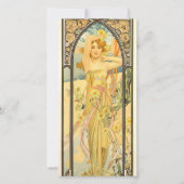 時刻と明るさ(ミュシャ) シーズンカード (正面)