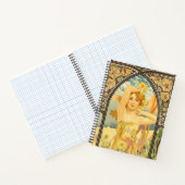 時刻と明るさ(ミュシャ) ノートブック (内部)