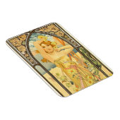 時刻と明るさ(ミュシャ) マグネット (右側)