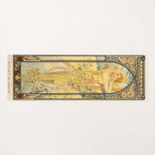 時刻と明るさ(ミュシャ) ヨガマット (正面(横))