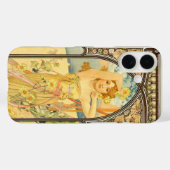 時刻と明るさ(ミュシャ) Case-Mate iPhoneケース (裏面 (横))