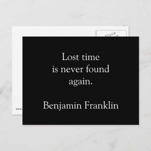 時失った間が二度と見つからない – はがき (正面/裏面)